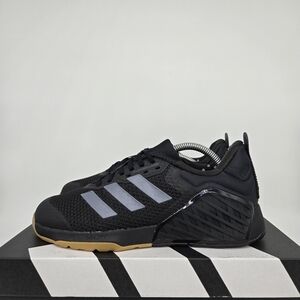 adidas Dropset 3 ID8632 Core Black Grey Women's Workout Shoes Size 8